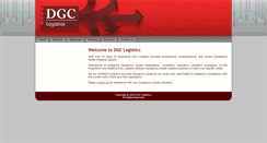 Desktop Screenshot of dgclogistics.com