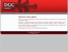 Tablet Screenshot of dgclogistics.com